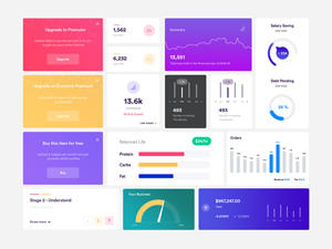 Dashboard Element UI kit