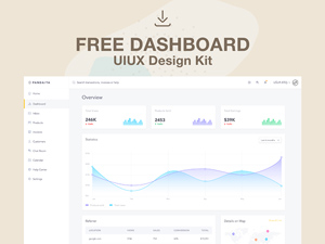 Dashboard UI/UX Kit & Store/Sales For Adobe Xd