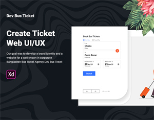 Dev Bus Ticket Web UI