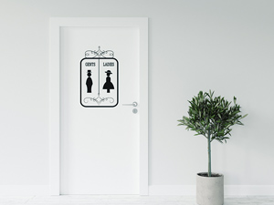 Door Mural Mockup