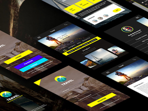 Adobe XD Travel Mobile Application – UI/UX Design