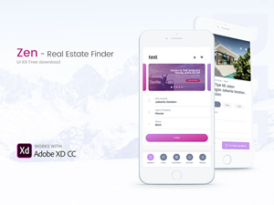 Zen Real Estate Mobile App UI Kit