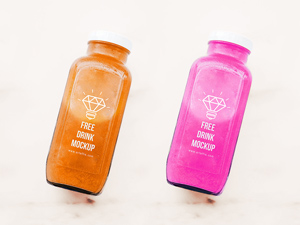 Drink Bottle Mockup