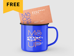 Enamel Mug Mockup Set