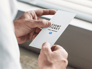 Event Ticket Mockup