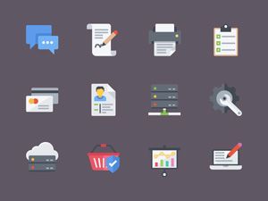 Colorful Flat Icons