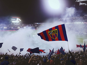 Football & Soccer Flag Mockup