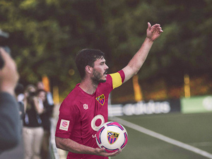 Football Soccer Player Logo Mockup