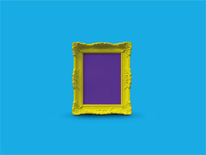Vibrant Frame Mockup