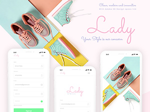 Free Adobe Xd Mobile App Template