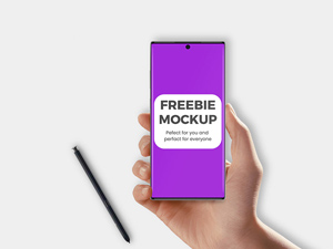 Galaxy Note 10+ In Hand Mockup