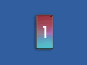 Galaxy S10 Animated 3 Page Mockup
