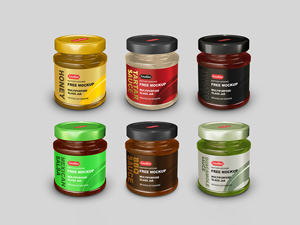 Glass Jar Mockup