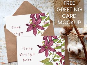 Greeting Card Mockup