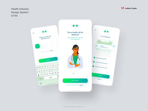 Health Industry Design System UI Kit