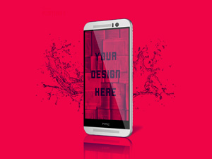 HTC ONE M9 Mockup
