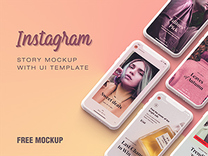 Free Instagram Story Mockup