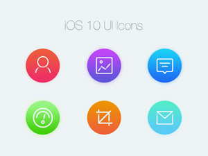 iOS 10 Concept UI Icons