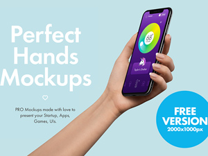 iPhone In Hands Mockup