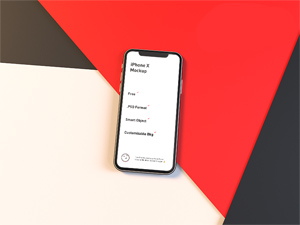 Free & Simple iPhone X Mockup