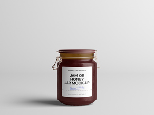 Jam Jar Mockup
