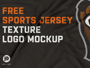 Jersey Texture Logo Mockup
