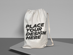Laundry Bag Mockup