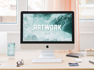 Mac Desktop & iPhone Mockup