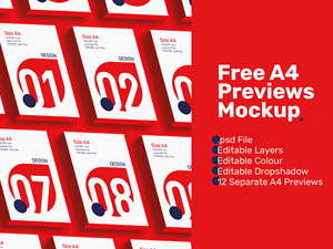 A4 Design Mockup