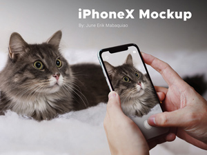iPhone X Free Mockup
