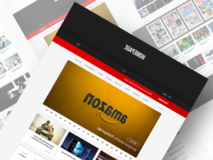 News Homepage Template