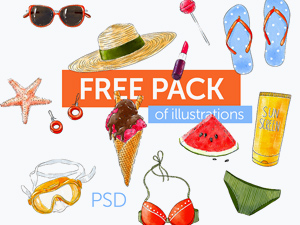 Summer Illustration Pack