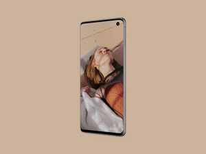 Samsung Galaxy S10 Perspective Mockup