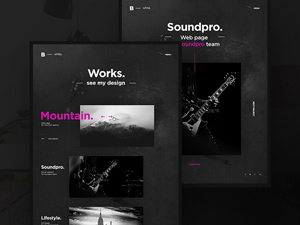 Black & White Creative Portfolio Template