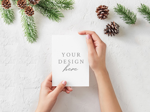 Christmas Card Mockup