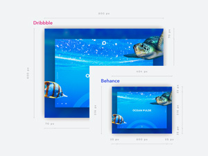 Dribbble And Behance Covers