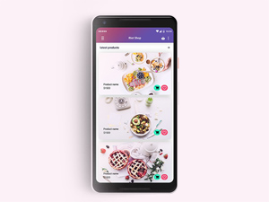 Mobile Shop List Design