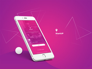 Mobile App Login Screen