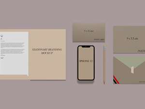 Modern Stationary Branding Mockup