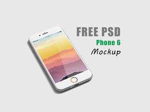 iPhone 6 Plus App Mockup