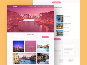 Mr Travel Website Template