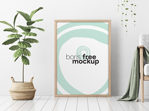 Vertical Rectangle Poster Mockup