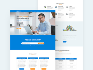 Hosting Website Template