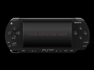 PSP PlayStation Portable Mockup