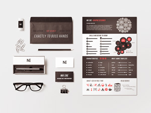 Stationary Resume Template