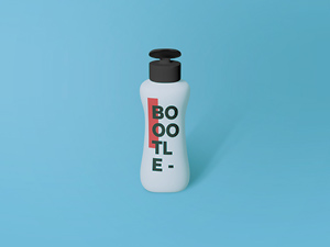 Shampoo Bottle Mockup