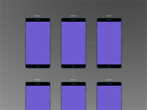 Mobile App Screens Flow