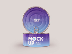 Tin Can Mockup Set
