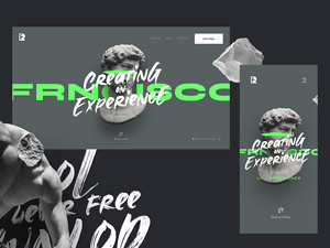 Interactive UI Portfolio Template