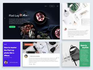 Flat Lay Ui Kit